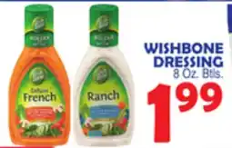 Bravo Supermarkets WISHBONE DRESSING offer