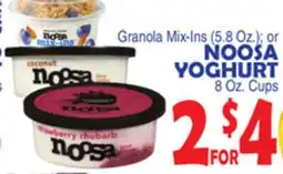 Bravo Supermarkets NOOSA YOGHURT 8 Oz. Cups offer
