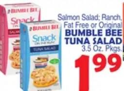 Bravo Supermarkets BUMBLE BEE TUNA SALAD offer