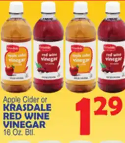 Bravo Supermarkets KRASDALE RED WINE VINEGAR offer