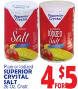 Bravo Supermarkets SUPERIOR CRYSTAL SALT offer
