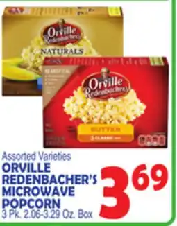 Bravo Supermarkets ORVILLE REDENBACHER'S MICROWAVE POPCORN offer