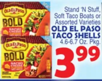 Bravo Supermarkets OLD EL PASO TACO SHELLS offer