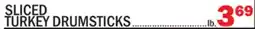 Bravo Supermarkets SLICED TURKEY DRUMSTICKS offer