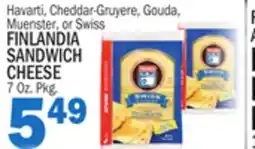 Bravo Supermarkets FINLANDIA SANDWICH CHEESE offer