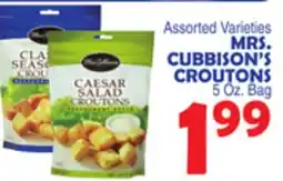 Bravo Supermarkets MRS. CUBBISON'S CROUTONS offer