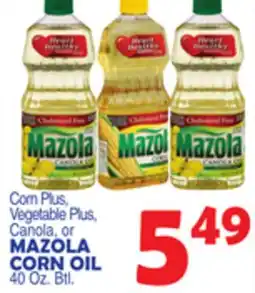 Bravo Supermarkets MAZOLA CORN OIL offer