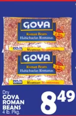 Bravo Supermarkets GOYA ROMAN BEANS offer