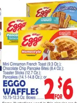 Bravo Supermarkets EGGO WAFFLES 10.75-12.3 Oz. Boxes offer
