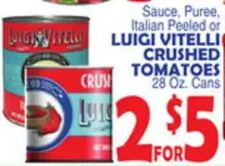 Bravo Supermarkets LUIGI VITELLI CRUSHED TOMATOES offer
