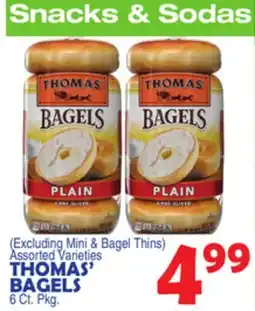 Bravo Supermarkets THOMAS' BAGELS offer