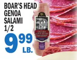 Bravo Supermarkets BOAR'S HEAD GENOA SALAMI offer