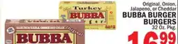 Bravo Supermarkets BUBBA BURGER BURGERS 32 Oz. Pkg offer