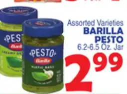 Bravo Supermarkets BARILLA PESTO offer