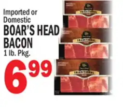 Bravo Supermarkets BOAR'S HEAD BACON offer