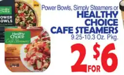 Bravo Supermarkets HEALTHY CHOICE CAFE STEAMERS offer