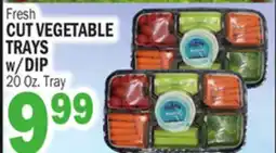 Bravo Supermarkets CUT VEGETABLE TRAYS ww/DIP offer