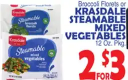 Bravo Supermarkets KRASDALE STEAMABLE MIXED VEGETABLES offer