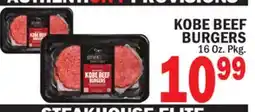 Bravo Supermarkets KOBE BEEF BURGERS offer