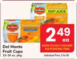 ACME Del Monte Fruit Cups offer