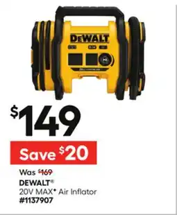 Lowe's DEWALT 20V MAXF Air Inflator offer