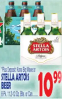 Bravo Supermarkets STELLA ARTOIS BEER offer