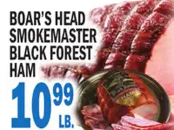 Bravo Supermarkets BOAR'S HEAD SMOKEMASTER BLACK FOREST HAM offer