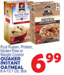 Bravo Supermarkets QUAKER INSTANT OATMEAL offer