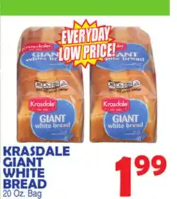 Bravo Supermarkets KRASDALE GIANT WHITE BREAD offer