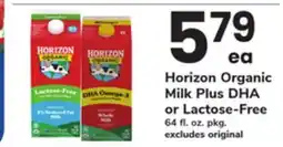 ACME Horizon Organic Milk Plus DHA or Lactose-Free offer