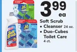 ACME Soft Scrub, Cleanser 24 oz., Duo-Cubes Toilet Care 4 ct offer
