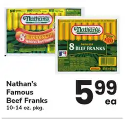 ACME Nathan's Famous Beef Franks offer