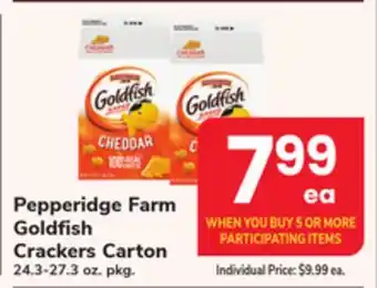 ACME Pepperidge Farm Goldfish Crackers Carton offer