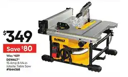 Lowe's DEWALT 15-Amp 8-1/4-in Jobsite Table Saw offer