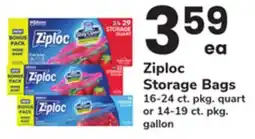 ACME Ziploc Storage Bags offer