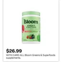 CVS ALL Bloom Greens & Superfoods supplements offer