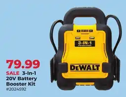 Runnings DeWalt 3-In-1 20V Battery Booster Kit offer
