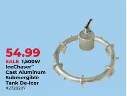 Runnings 1,500W IceChaser Cast Aluminum Submergible Tank De-Icer offer