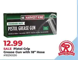 Runnings Harvest King Pistol Grip Grease Gun with 18 Hose offer