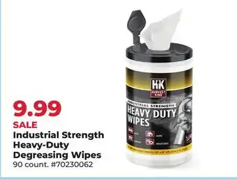 Runnings Industrial Strength Heavy-Duty Degreasing Wipes offer
