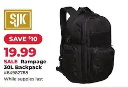 Runnings Slumberjack Rampage 30L Backpack offer