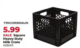 Runnings Square Heavy-Duty Milk Crate offer