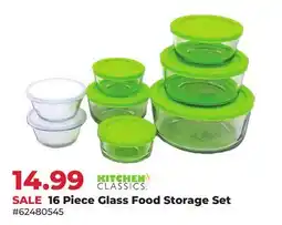 Runnings 16 Piece Glass Food Storage Set offer