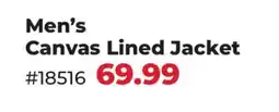 Runnings Noble Outfitters Men's Canvas Lined Jacket offer