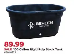 Runnings Behlen Country 100 Gallon Rigid Poly Stock Tank offer