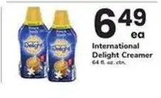 Safeway International Delight Creamer offer