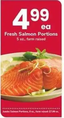 Safeway Fresh Salmon Portions offer