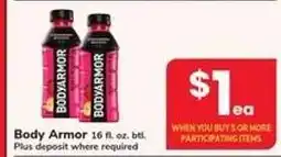 Safeway Body Armor offer