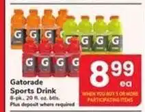 Safeway Gatorade Sports Drink offer