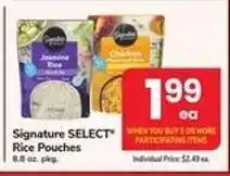 Safeway Signature SELECT Rice Pouches offer